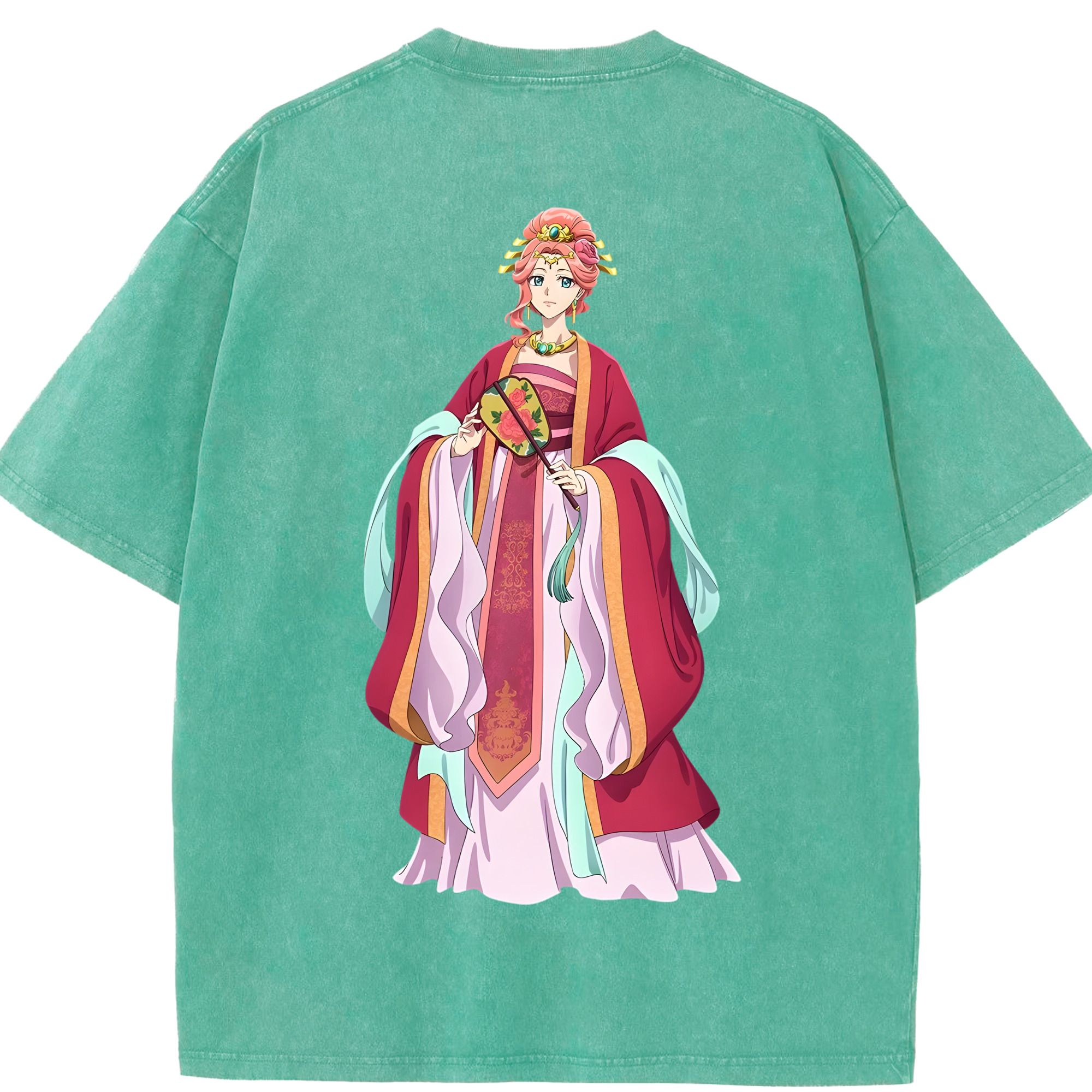 （画像用） 薬屋のひとりごと The Apothecary Diaries 綿100% ヴィンテージ風 半袖Tシャツ（背面プリント）
